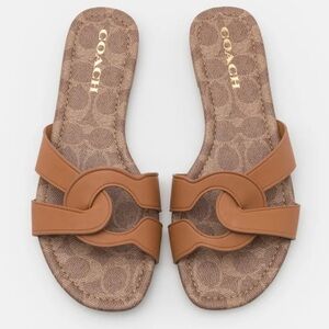 Coach Tan Women's Sandals Essie size 10